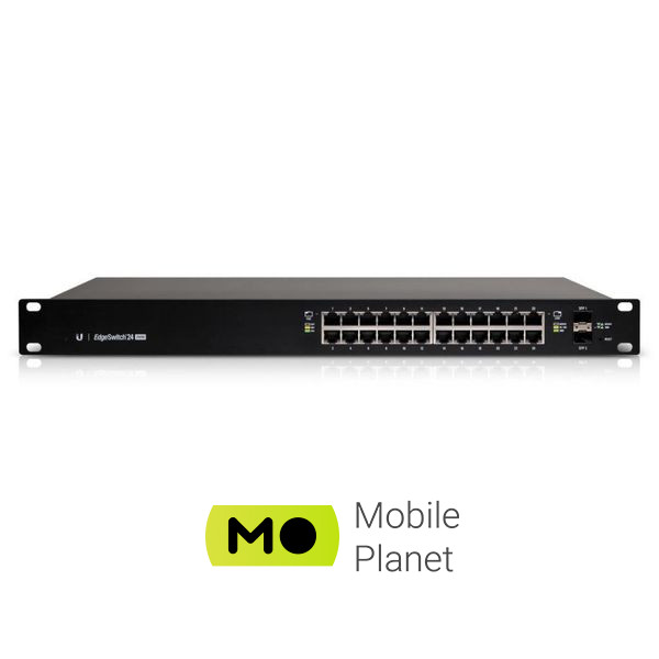 Комутатор мережевий Ubiquiti ES-24-250W (UA) Тип: керований 3-го рівня;
