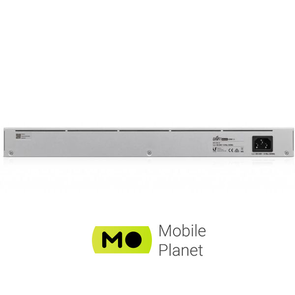 Комутатор мережевий Ubiquiti USW-24 (UA) Середовище передачі оптичний кабель , 100BASE-TX: неекранована кручена пара категорій 5 , 10BASE-T: неекранована кручена пара категорії 3, 4, 5 , 100BASE-TX/1000Base-T: неекранована кручена пара категорій =>Можливість віддаленого управління