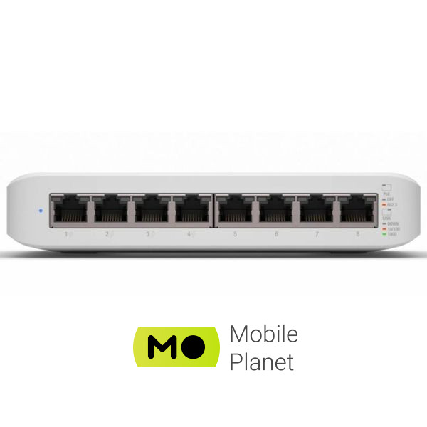 Комутатор мережевий Ubiquiti USW-Lite-8-PoE (UA) Тип: керований 2-го рівня;