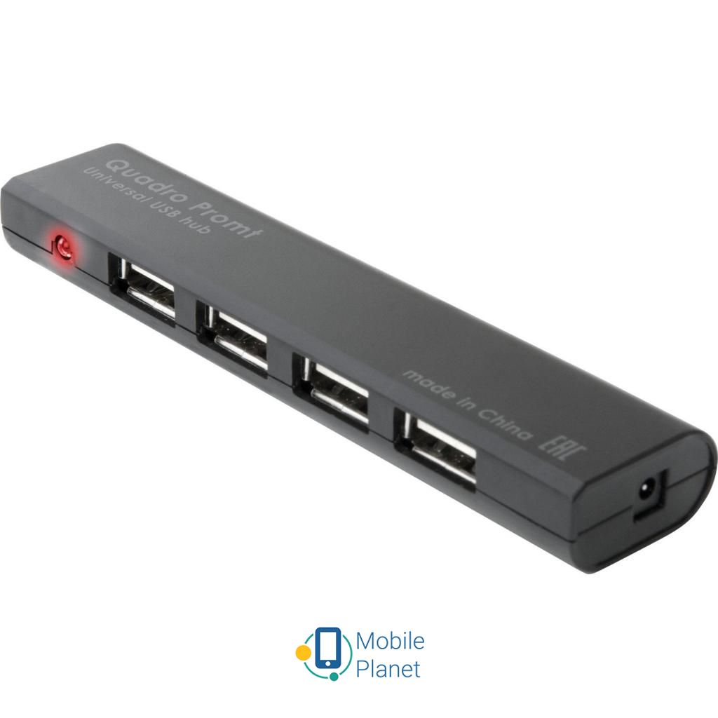 Концентратор Defender Quadro Promt (83200) (UA) Тип внешний