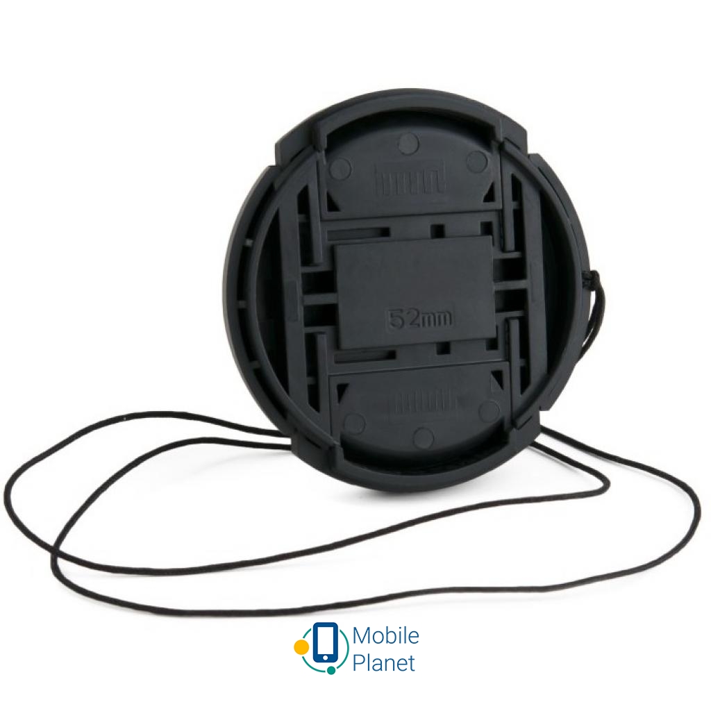 Крышка объектива EXTRADIGITAL Lens Cap D52 (LCP1906) (UA) Диаметр резьбы для фильтров: 52