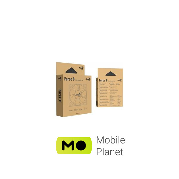 Кулер для корпусу AeroCool Force 8 Black (ACF1-FC00110.11) (UA) Кількість вентиляторів 1