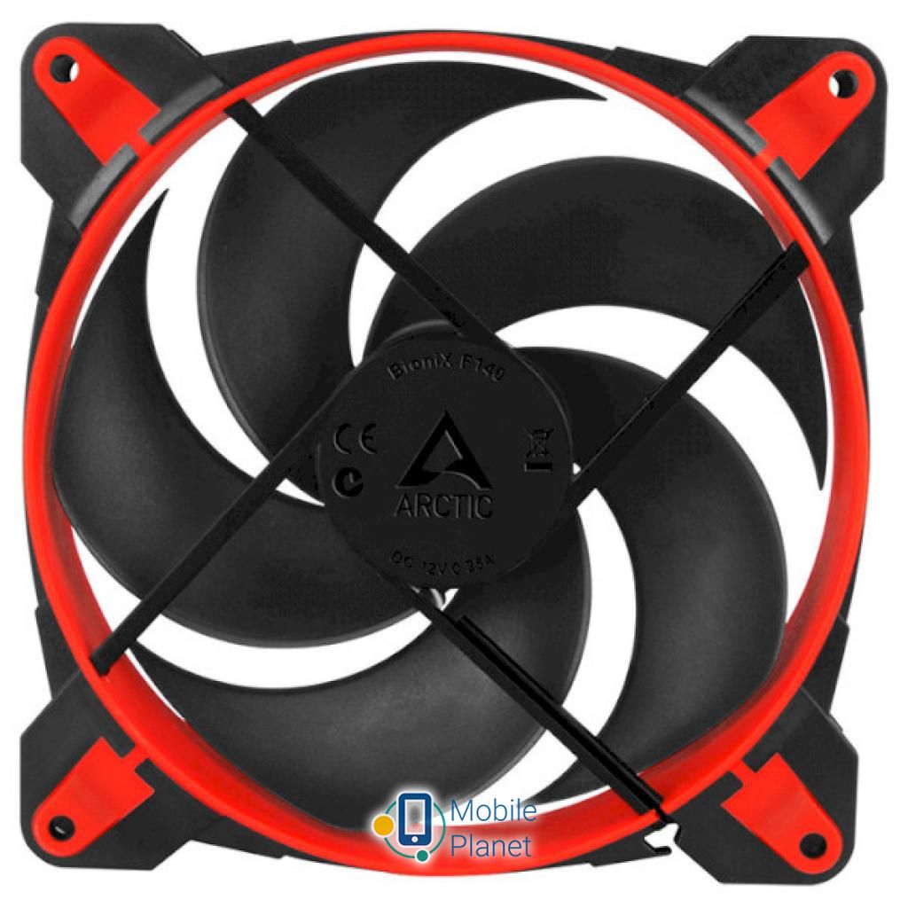 Кулер для корпуса Arctic BioniX P140 Red (ACFAN00127A) (UA) Диаметр вентиляторов 140 мм