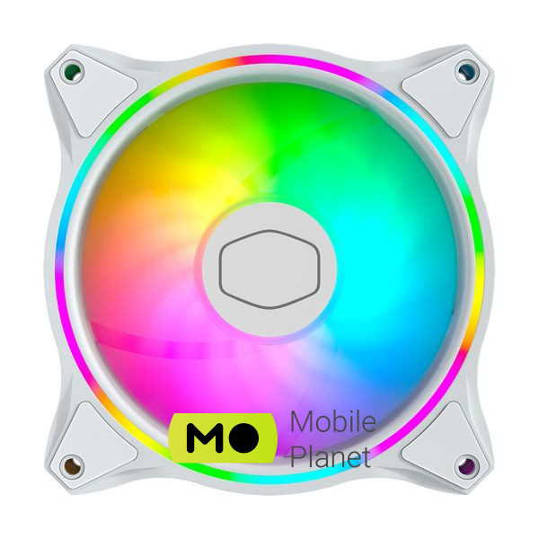Кулер для корпусу CoolerMaster MasterFan MF120 Halo 3in1 White Edition (MFL-B2DW-183PA-R1) (UA) Тип підшипника: підшипник