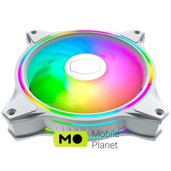 Кулер для корпусу CoolerMaster MasterFan MF120 Halo 3in1 White Edition (MFL-B2DW-183PA-R1) (UA) Тип підшипника: підшипник