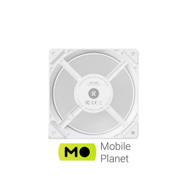 Кулер для корпуса Ekwb EK-Loop Fan FPT 120 D-RGB - White (3831109898048) (UA) Количество вентиляторов: 1;