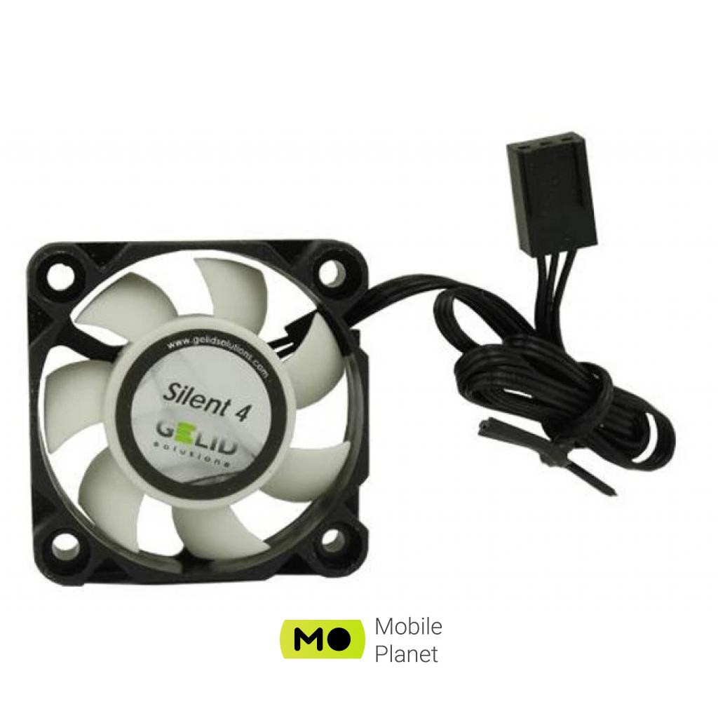 Кулер для корпуса GELID Solutions Silent 4 40 mm (FN-SX04-42) (UA) Рівень шуму 18.9dB
