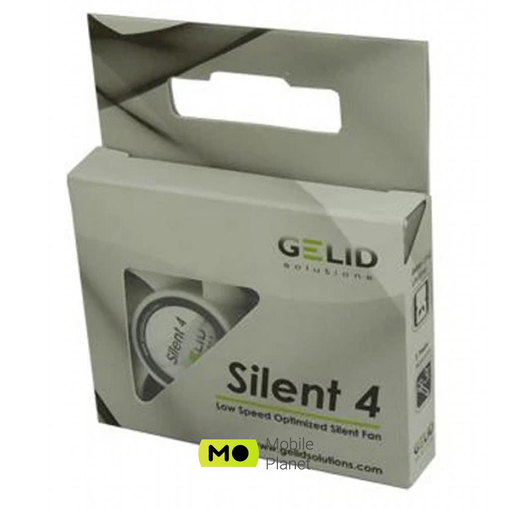 Кулер для корпуса GELID Solutions Silent 4 40 mm (FN-SX04-42) (UA) Повітряний потік 4.5 CFM