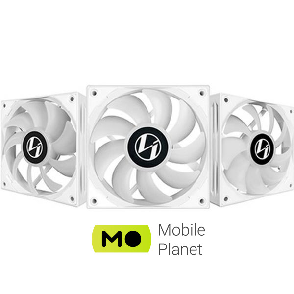 Кулер для корпуса Lian Li ST120-3 Triple White (G99.12ST3W.00) (UA) Уровень шума 32dB