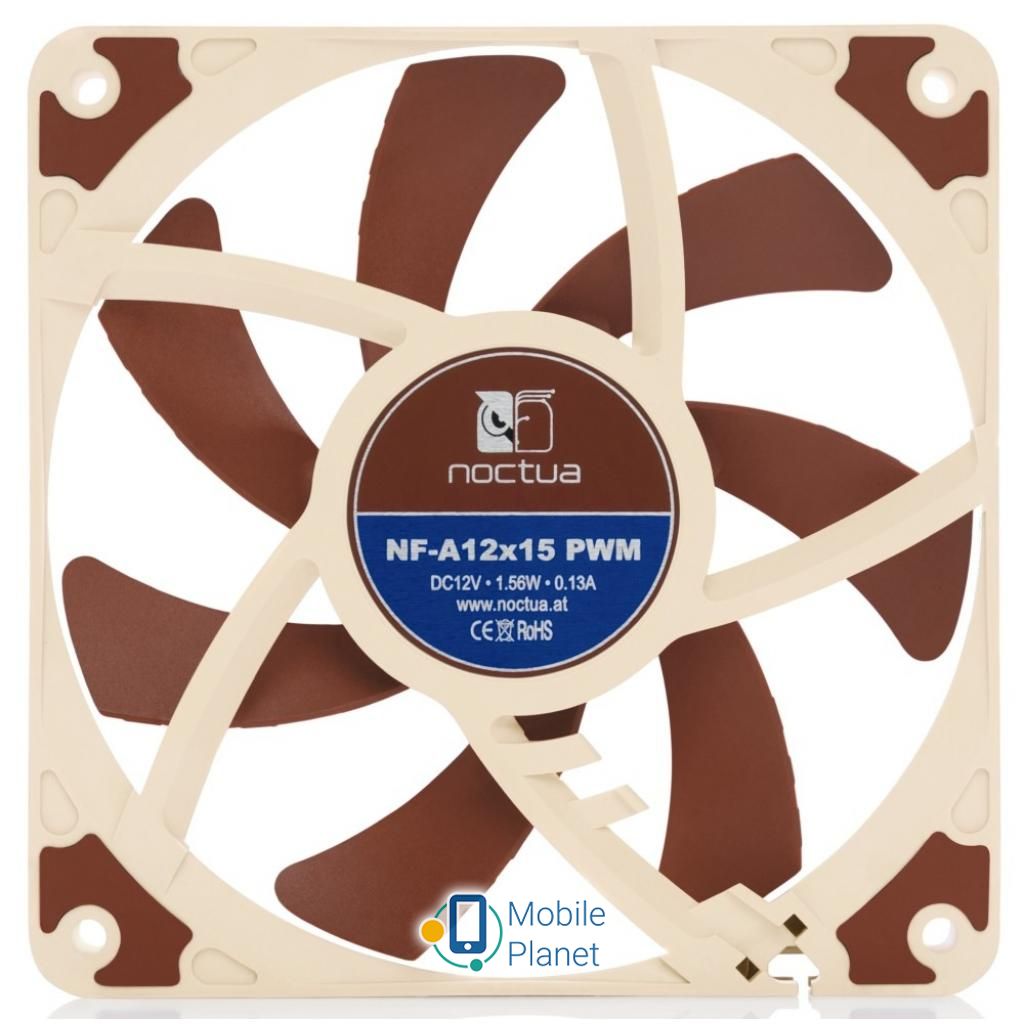 Кулер для корпуса Noctua NF-A12x15 PWM Тип підшипника SSO2 Bearing