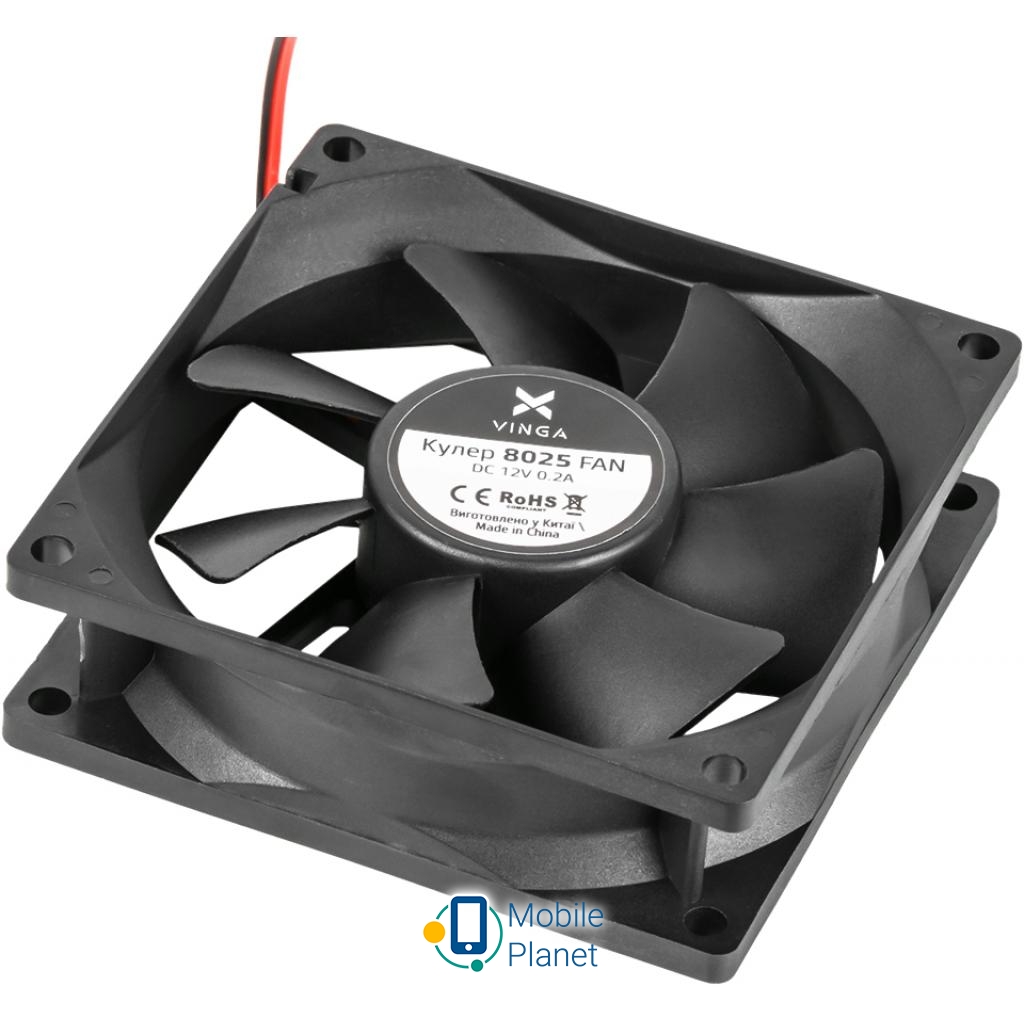 Кулер для корпуса Vinga 8025 (UA) Модель 8025