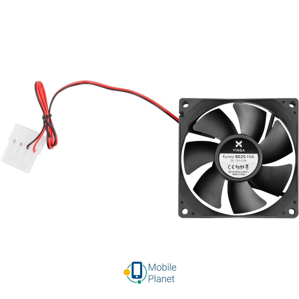 Кулер для корпуса Vinga 8025 (UA) Виробник Vinga