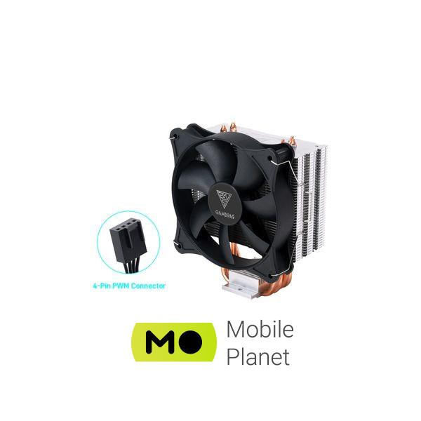 Кулер для процесора Gamdias BOREAS E1-410 (4712960137424) (UA) Для процесорів: INTEL, AMD; Сокет: