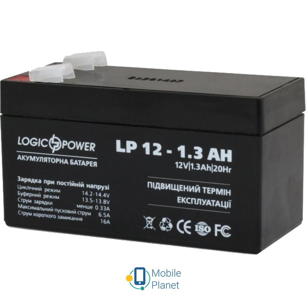 LogicPower LPM 12В 1.3 Ач (4131) (UA) Призначення для ДБЖ