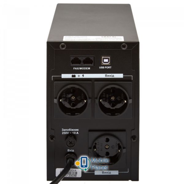 LogicPower LPM-U1250VA (LP4986) Напряжение батарей, В 2 x 12