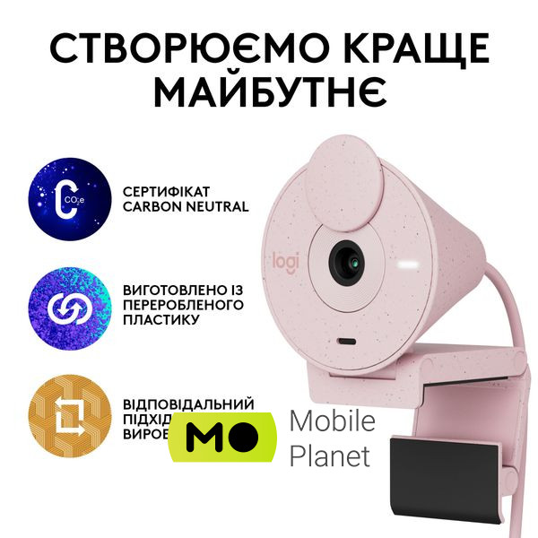 Logitech Brio 300 FHD Rose (960-001448) Стандарт видеоразрешения Full HD