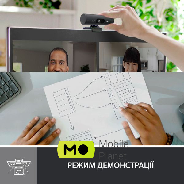 Logitech Brio 500 Graphite (960-001422) Максимальна роздільна здатність відео 1920 x 1080 пікселів
