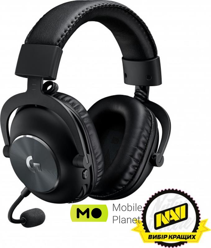 Logitech G PRO X Wireless LightSpeed ​​Black (981-000907) (EU) Тип: накладні; Тип підключення: