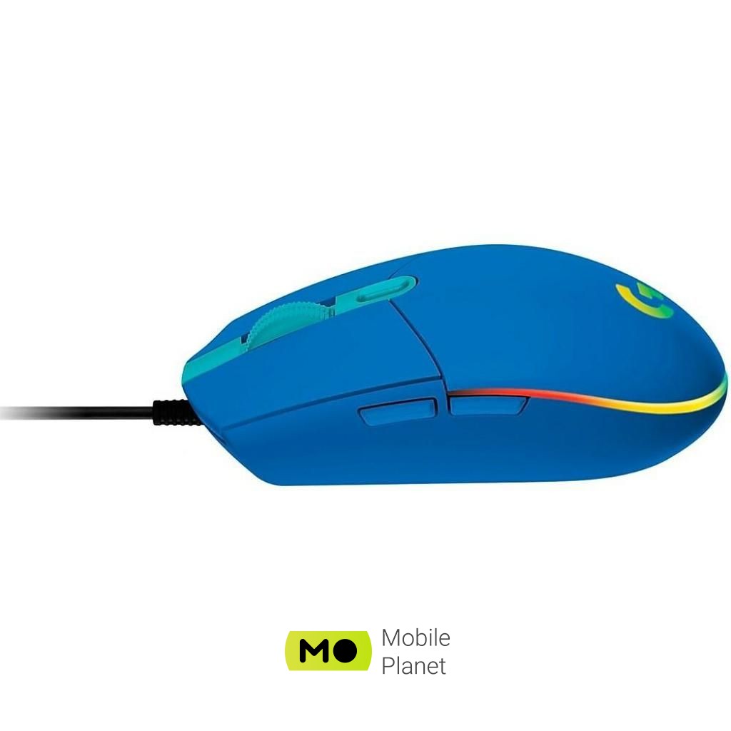 Logitech G102 Lightsync USB Blue (910-005801) Підключення дротове