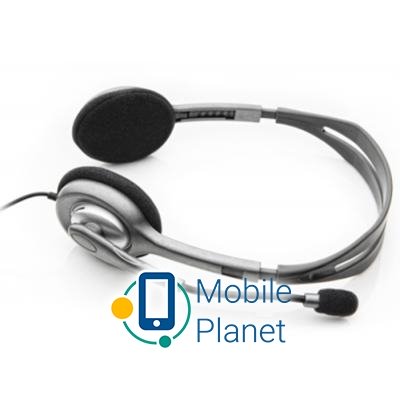 Logitech H111 Stereo Headset with 1*4pin jack (981-000593) (UA) Подключение проводное