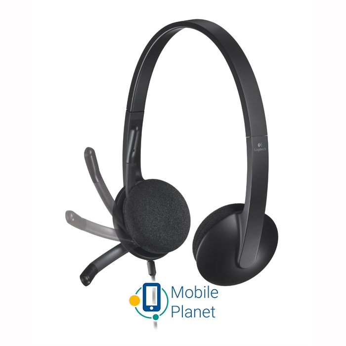 Logitech H340 Headset USB (981-000475) (UA) Тип: провідні; Підведення
