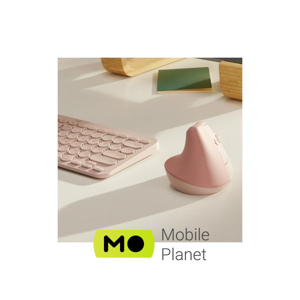 Logitech Lift Vertical Ergonomic Wireless/Bluetooth Rose (910-006478) (UA) Тип: Вертикальные; Подключение: