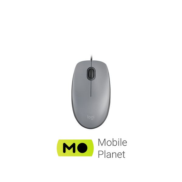 Logitech M110 Silent USB Mid Gray (910-006760) (UA) Подключение проводное