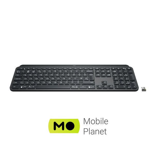 Logitech MX Keys Advanced for Business Wireless Illuminated UA Graphite (920-010251) (UA) Вес 1040 г