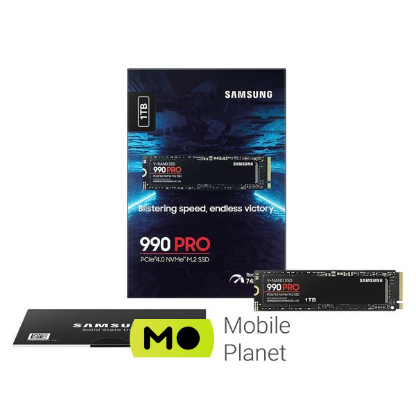 M.2 2280 1TB Samsung (MZ-V9P1T0BW) (UA) Об'єм пам'яті 1 TB
