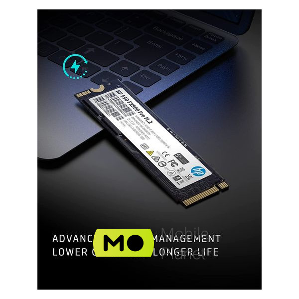 M.2 2280 4TB FX900 Pro HP (4A3U2AA) (UA) Тип флеш-пам'яті 3D NAND