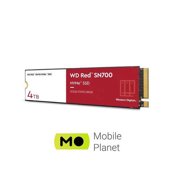 M.2 2280 4TB SN700 RED WD (WDS400T1R0C) (UA) Тип накопителя: внутренний;