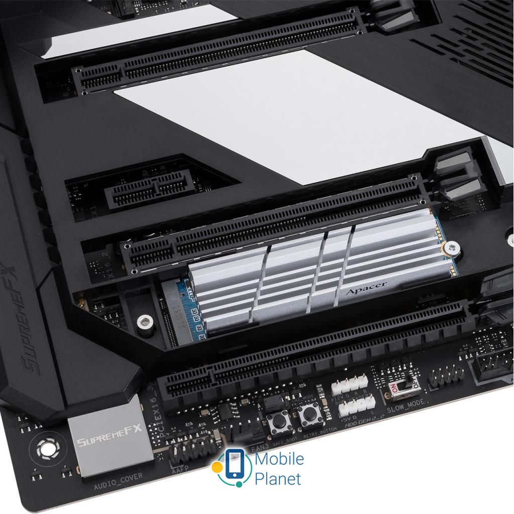 M.2 2280 500GB Apacer (AP500GAS2280Q4-1) (UA) Тип: внутрішній; Об'єм пам'яті: 500