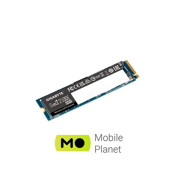 M.2 2280 500GB GIGABYTE (G325E500G) (UA) Об'єм пам'яті 500 GB