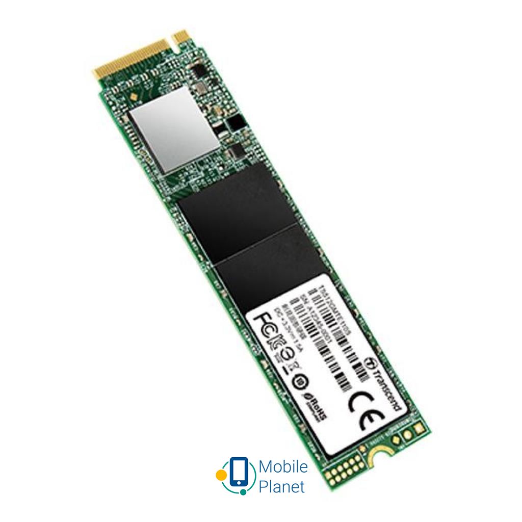 M.2 2280 512GB Transcend (TS512GMTE110S) (UA) Призначення: для комп'ютера, для