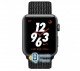 Apple Watch Nike Series 3 (GPS Cellular) 38mm Space Gray Aluminum w. Black/Pure PlatinumSport L. (MQL82)