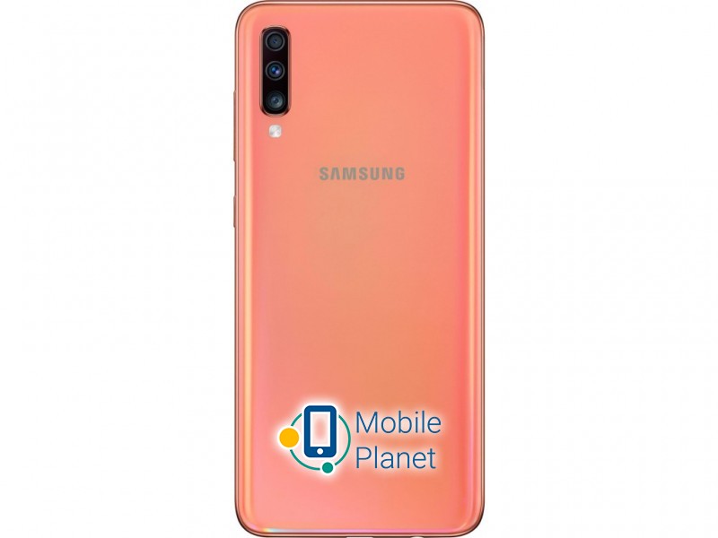 Samsung Galaxy A70 2019 Duos 6/128Gb Coral (SM-A705) Кількість SIM-карт 2 SIM