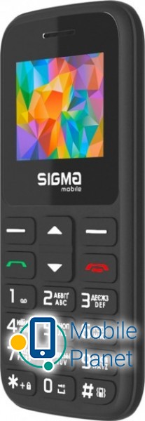 Sigma mobile Comfort 50 HIT2020 black (UA) Форм-фактор телефону: