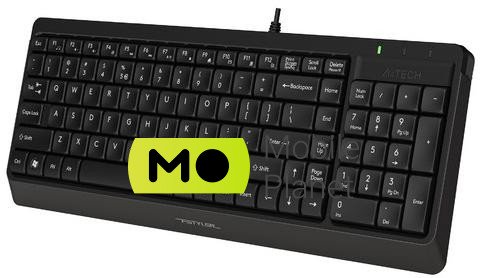 A4Tech F1512 Black Конструкція мембранна