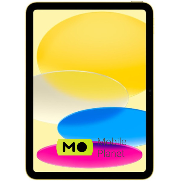 Apple iPad 10.9 Wi-Fi 256GB Yellow (MPQA3) 2022 ОС: iPadOS 16 / Диагональ экрана: 10.9