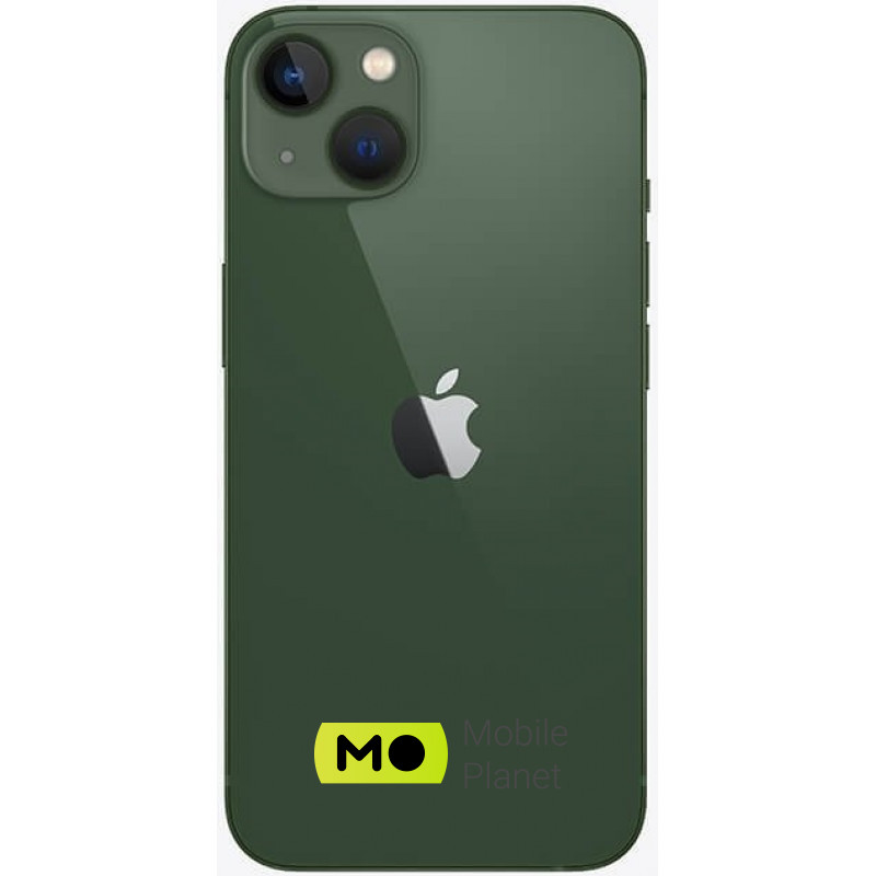 Apple iPhone 13 128Gb Green (MNGD3) Датчики Face ID: розпізнавання обличчя за допомогою камери TrueDepth / Барометр / Триосьовий гіроскоп / Акселерометр / Датчик наближення / Датчик зовнішньої освітленості