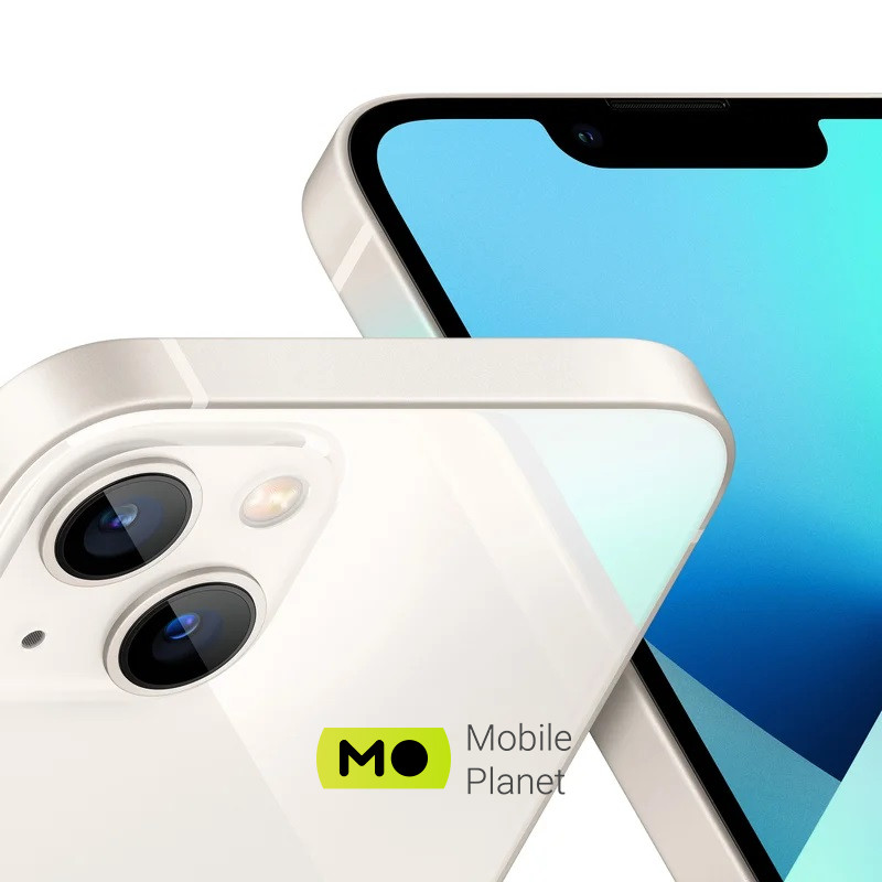 Apple iPhone 13 256GB Starlight (MLQ73) Датчики Face ID: распознавание лица с помощью камеры TrueDepth / Барометр / Трёхосевой гироскоп / Акселерометр / Датчик приближения / Датчик внешней освещённости