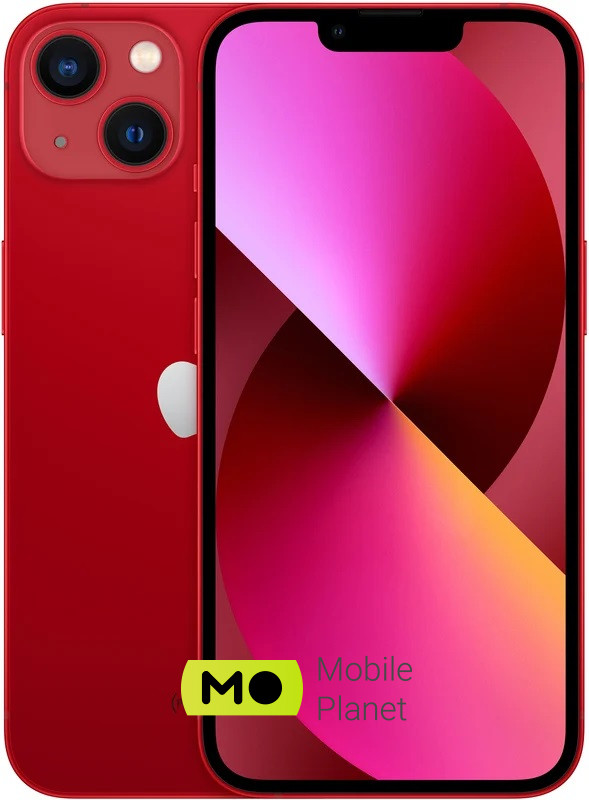 Apple iPhone 13 512GB (PRODUCT) RED (MLQF3) Екран: 6.1 OLED (2532x1170 точок, 460 ppi) Super