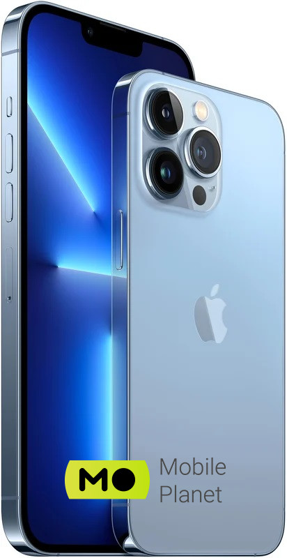 Apple iPhone 13 Pro Max 1TB Sierra Blue (MLLN3) Екран: 6.7 OLED (2778x1284 точок, 458 ppi) Super