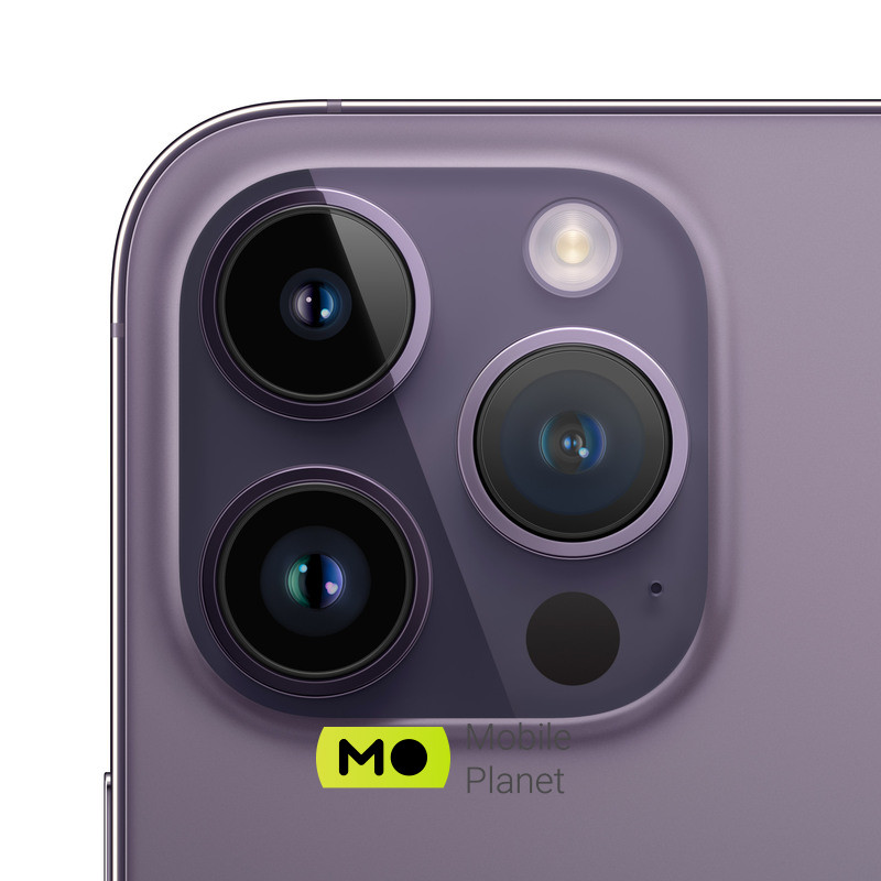 Apple iPhone 14 Pro 128GB Dual SIM Deep Purple (MQ0D3) Екран: 6,1 OLED 2556x1179 / Вбудована