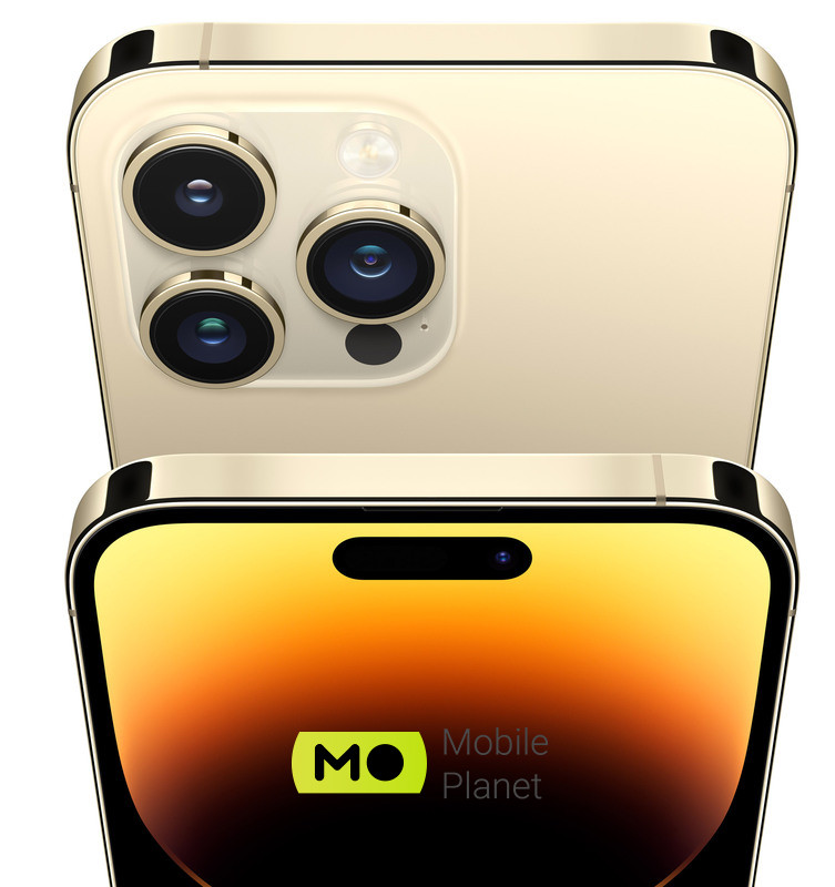 Apple iPhone 14 Pro 256GB Gold (MQ183) Екран: 6,1 OLED 2556x1179 / Вбудована