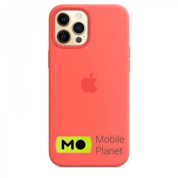 Apple Silicone Case with MagSafe Pink Citrus (MHL93) for iPhone 12 Pro Max Матеріал силікон