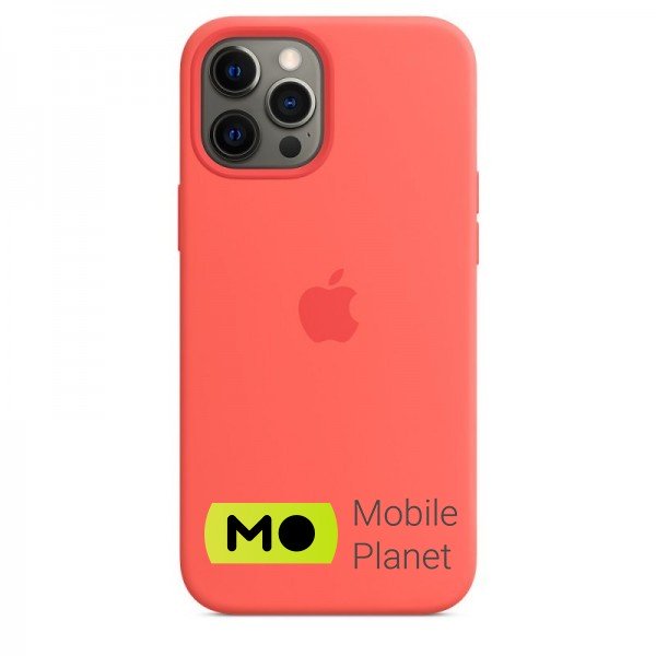 Apple Silicone Case with MagSafe Pink Citrus (MHL93) for iPhone 12 Pro Max Захист корпусу частковий