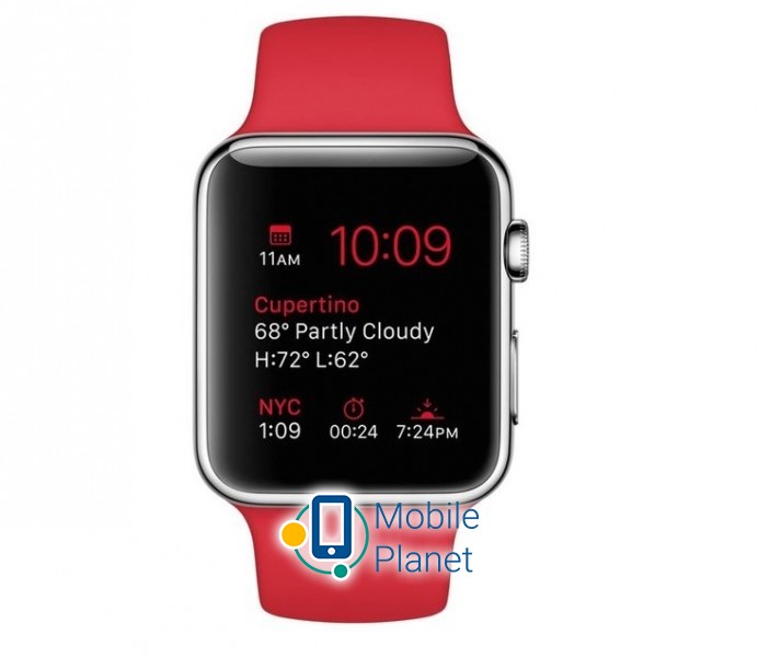 Apple Watch 42mm Stailnless Steel Case with (PRODUCT)RED Sport Band (MLLE2) Apple Watch 42mm Stailnless Steel Case with (PRODUCT) RED