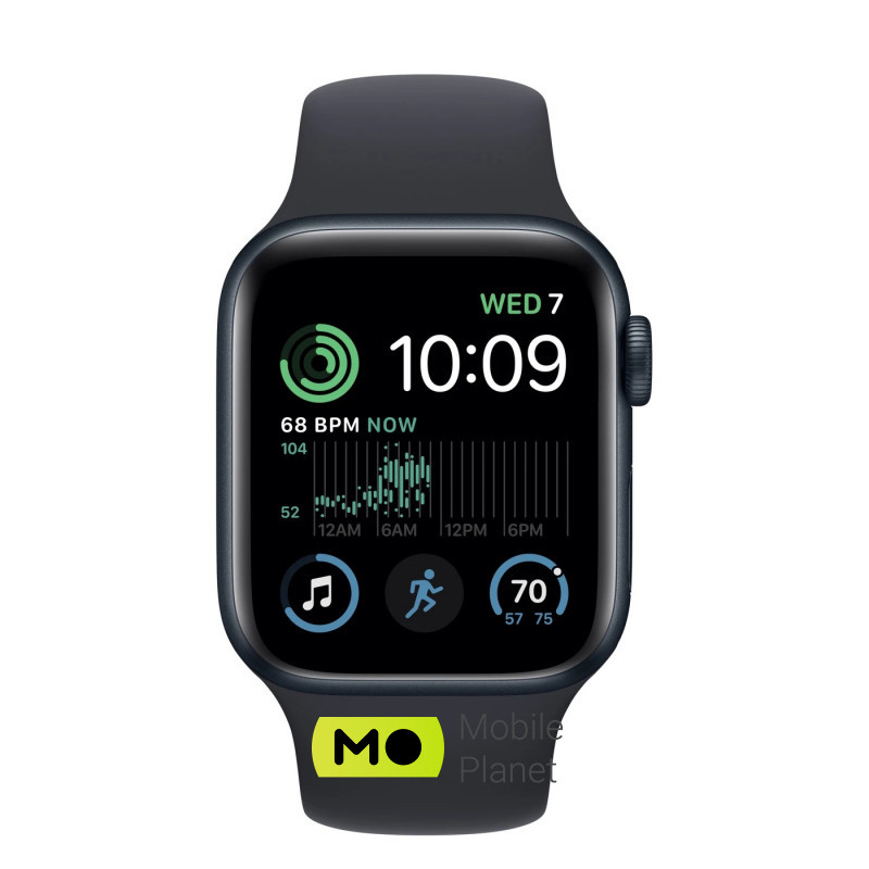 Apple Watch SE 2 GPS 40mm Midnight Aluminum Case with Midnight Sport Band S/M (MNJT3/MNT73) Бренд: Apple; iOS: есть; Android: нет;