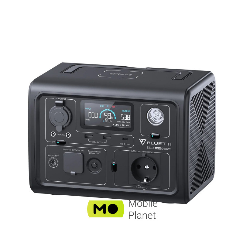 BLUETTI EB3A Portable Power Station (EU) Тип: Зарядная станция